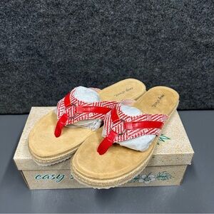 Easy Street Women’s Starling Flat Sandal Size 7